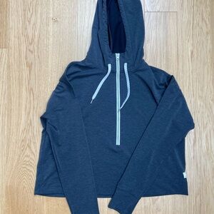 Vuori half zip hoodie small